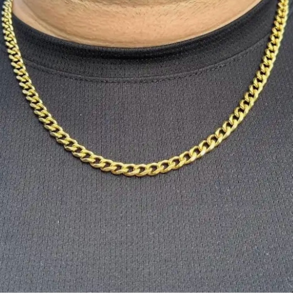 14K Gold Filled Miami Cuban Link Chain